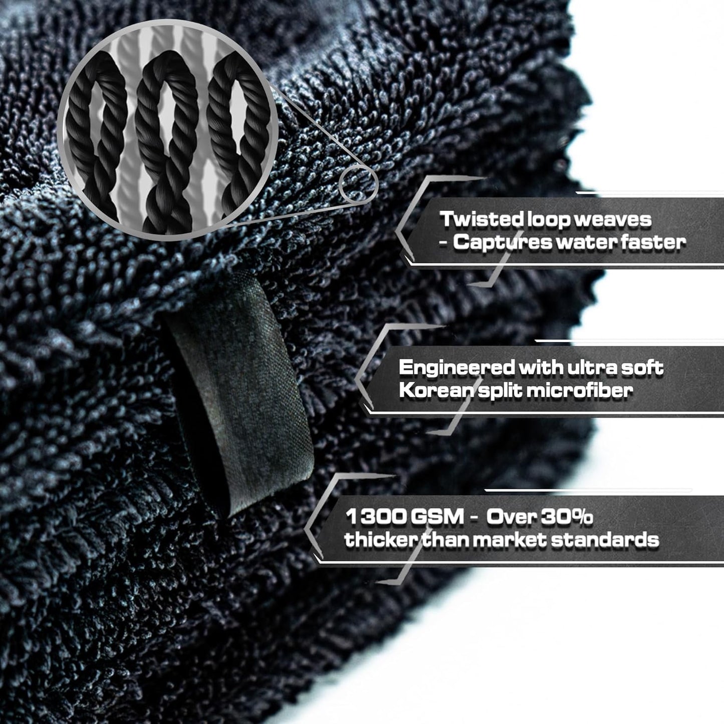 Towel Thickened Water Microfiber Car Cleaning